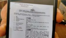 Surat tanda laporan yang diberikan oleh pihak kepolisian (Dok. Ist)