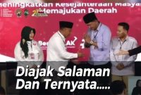 Debat Pilbup Ponorogo, Ipong tolak jabat tangan dengan sugiri
(Dok. Ist)