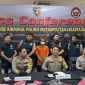 Konferensi press pencabulan oleh tukang rosok
(Dok. Ist)