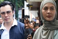 Paula Verhoeven dan Baim Wong saat hadiri sidang cerai
(Dok. Ist)