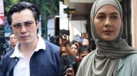 Paula Verhoeven dan Baim Wong saat hadiri sidang cerai
(Dok. Ist)