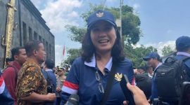 Veronica Tan saat di Magelang 
(Dok. Ist)