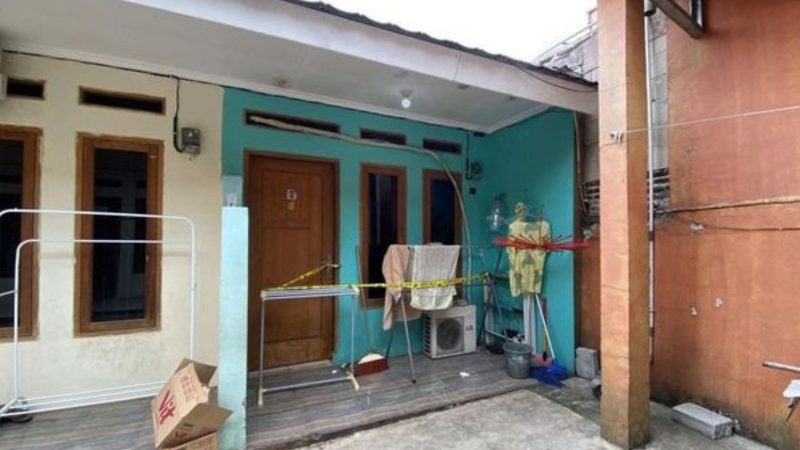 Lokasi penemuan jenazah ibu dan bayi di Depok 
(Dok. Ist)