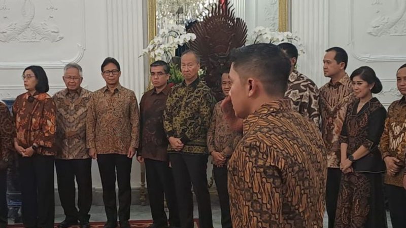 Momen Teddy Indra Wijaya diumumkan sebagai sekertaris kabinet Merah Putih (Dok. Ist)