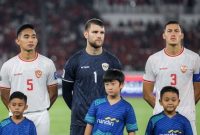 Timnas Indonesia dalam pertandingan melawan Australia (Dok. Ist)