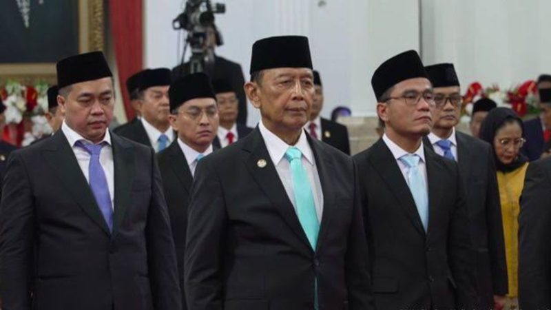 Momen Pelantikan Wiranto sebagai penasihat khusus Presiden (Dok. Ist)