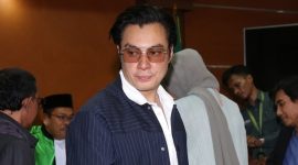 Baim Wong hadiri sidang perceraiannya dengan Paula Verhoeven 
(Dok. Ist)