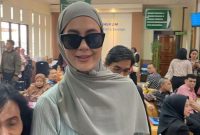 Paula Verhoeven hadir sidang perceraian dengan Baim Wong 
(Dok. ist)