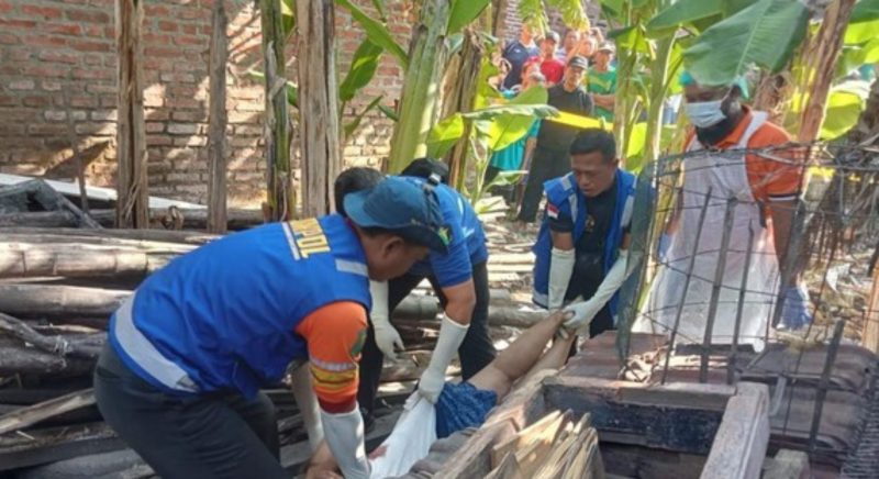 Lokasi penemuan jasad wanita terbungkus kresek 
(Dok. Ist)