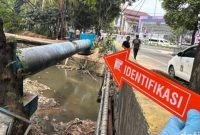 Lokasi penemuan jasad bayi 
(Dok. Ist)