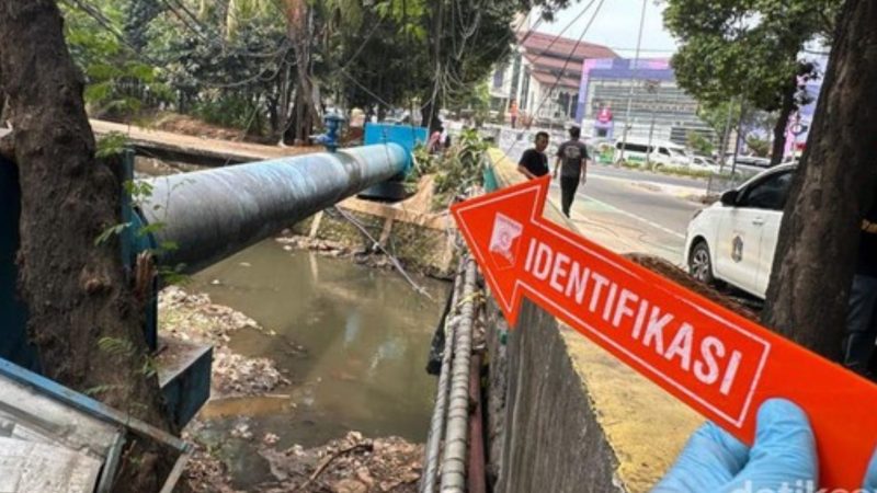 Lokasi penemuan jasad bayi 
(Dok. Ist)