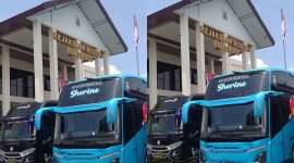 Bus SMK PGRI 2 Ponorogo yang disita Kejaksaan (Dok. Ist)