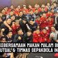 Momen kebersamaan Timnas Indonesia dan Timnas Futsal Indonesia (Dok. Ist)