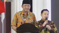 Ipong dan Luhur saat mengikuti debat kedua Pilkada Ponorogo 2024 (Dok. Ist)