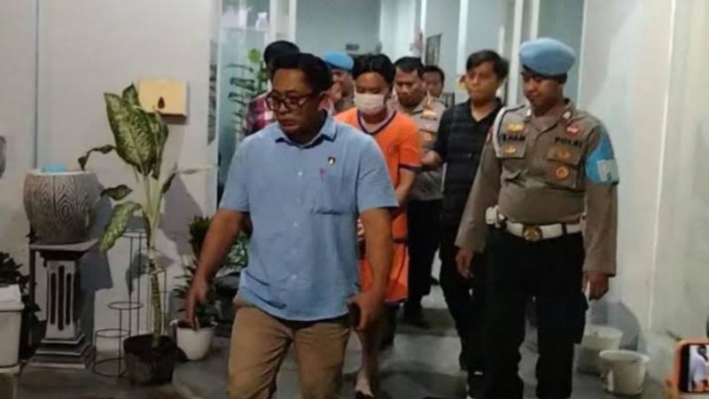 Ivan Sugiono saat ditangkap pihak kepolisian (Dok. Ist)