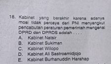 Kabinet yang Jatuh Berkaitan dengan Peristiwa Tanjung Morawa Terjadi pada Masa Pemerintahan Kabinet (Dok. Ist)