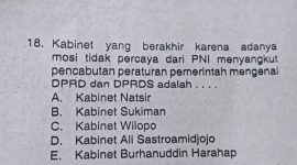 Kabinet yang Jatuh Berkaitan dengan Peristiwa Tanjung Morawa Terjadi pada Masa Pemerintahan Kabinet (Dok. Ist)