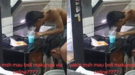 Video Karyawan Ayam Jatinangor yang mendadak viral di medsos (Dok. Ist)