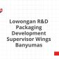 Lowongan R&D Packaging Development Supervisor Wings Banyumas