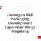 Lowongan R&D Packaging Development Supervisor Wings Magelang