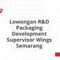 Lowongan R&D Packaging Development Supervisor Wings Semarang