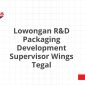 Lowongan R&D Packaging Development Supervisor Wings Tegal