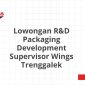 Lowongan R&D Packaging Development Supervisor Wings Trenggalek