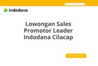 Lowongan Sales Promotor Leader Indodana Cilacap