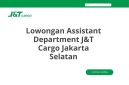 Lowongan Assistant Department J&T Cargo Jakarta Selatan