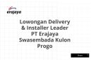 Lowongan Delivery & Installer Leader PT Erajaya Swasembada Kulon Progo