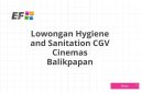 Lowongan Hygiene and Sanitation CGV Cinemas Balikpapan