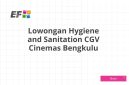 Lowongan Hygiene and Sanitation CGV Cinemas Bengkulu