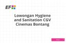 Lowongan Hygiene and Sanitation CGV Cinemas Bontang