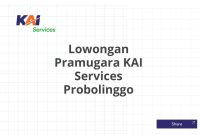 Lowongan Pramugara KAI Services Probolinggo