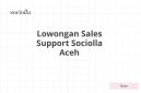 Lowongan Sales Support Sociolla Aceh