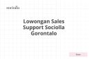 Lowongan Sales Support Sociolla Gorontalo