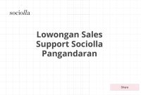 Lowongan Sales Support Sociolla Pangandaran