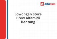 Lowongan Store Crew Alfamidi Bontang