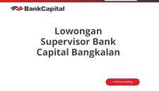 Lowongan Supervisor Bank Capital Bangkalan