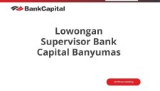 Lowongan Supervisor Bank Capital Banyumas