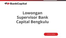 Lowongan Supervisor Bank Capital Bengkulu