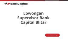 Lowongan Supervisor Bank Capital Blitar