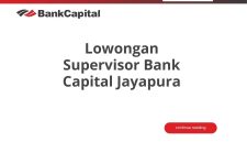 Lowongan Supervisor Bank Capital Jayapura