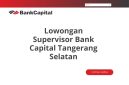 Lowongan Supervisor Bank Capital Tangerang Selatan