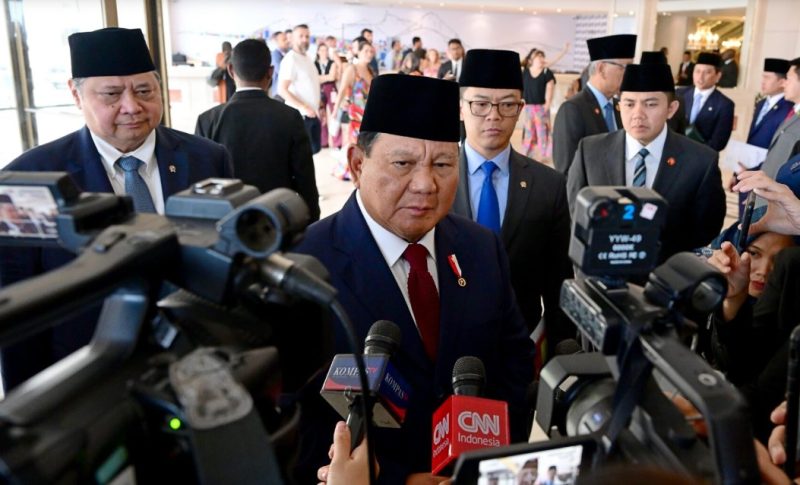 Prabowo Subianto, Indonesia Mendukung Upaya Global 