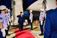 Momen Presiden Prabowo Subianto tiba di Brazil (Dok. Ist) 