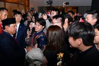 Presiden Prabowo Subianto Mendapatkan Sambutan Hangat dari Mahasiswa Indonesia yang Ada di China