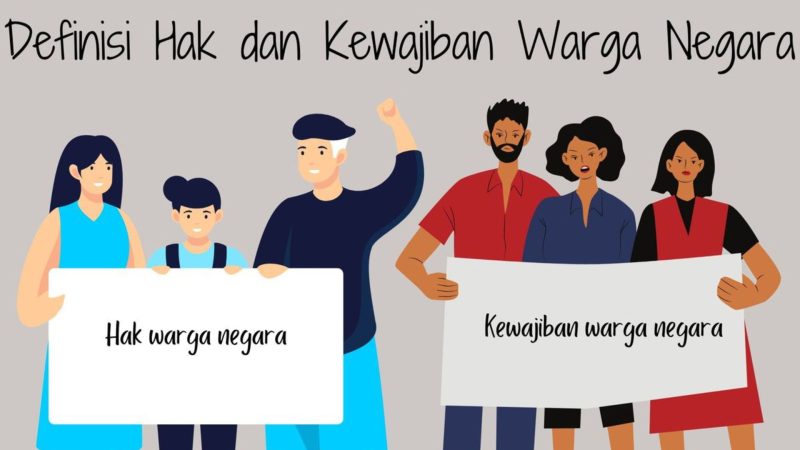 Hak dan kewajiban menjadi dua hal yang tidak bisa dipisahkan 
(Dok. Ist)