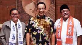 Pertemuan Anies Baswedan dengan Pramono Rano membuat relawan anak Abah dan Ahoker dukung Paslon tersebut 
(Dok. Ist)