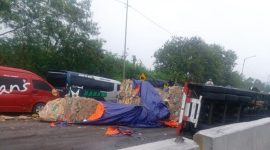 Kecelakaan beruntun yang terjadi di Tol Cipularang KM 92 (Dok. Ist)